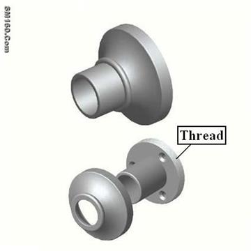 Shower Rod Wall Flanges