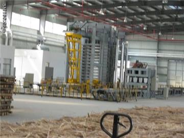 Laminated Strand Lumber machine