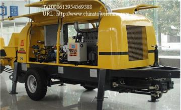 trailer concrete pump