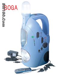 Crank Radio Flashlight