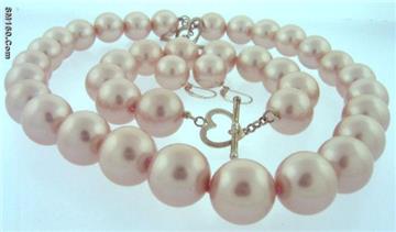 shell pearl jewelry set 