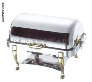 Stainless steel buffet stove
