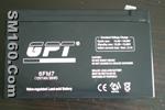6FM7 VRLA lead acid battery