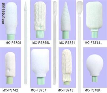 ESD safe cleanroom swabs