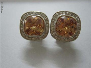 David Yurman inspired jewelry , earrings,citrine earrings,jewelry