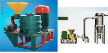 rubber grinder, pulverizer, plastic crusher, waste tire processing