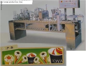 ice cream machine, freezing tunnel, refrigerating system