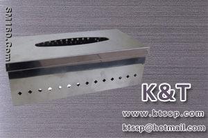 Stainless steel long-shaped tissue boxes
