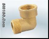 Brass pipe connector