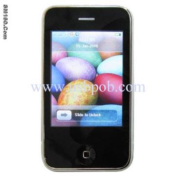 2.6inch Quad Band Dual Card Mini Iphone 8GB style Mobile phone KA08