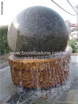 sphere fountain, floating ball fountain, garden fountains 