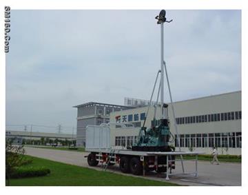 XY-44 core drill mounted on trailer