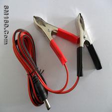 Alligator clips to DC plug(2)