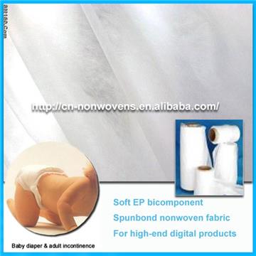 Soft EP Bicomponent Nonwoven Fabric 