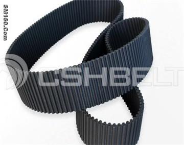 Black Double Side Teeth Timing Belt 