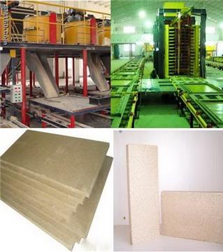 the machines of vermiculite fireproofing board production line