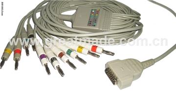 GE-Marquette One pice EKG Cable