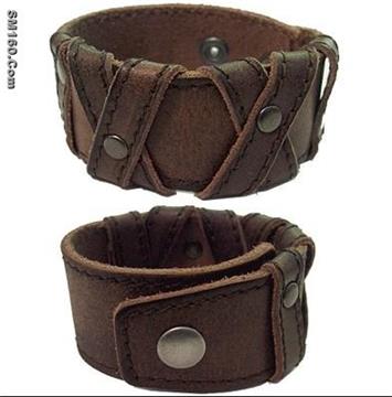 Fashion leather bracelet SLL1502