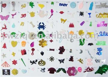 festival PVC party confetti