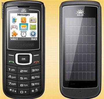 Solar mobile phones