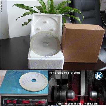 competitive-price ceramic bond diamond bruting wheel,diamond polishing