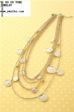 Fashionable multilayer drop chain