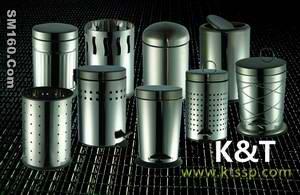 Stainless steel trash can series