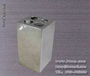 Stainless steel toothbrush cup