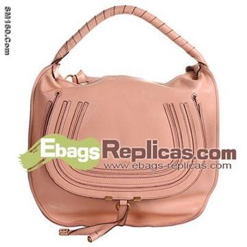 Replica Chloe Handbags Chloe Marci Horseshoe Hobo Medium Bag Pink 2813