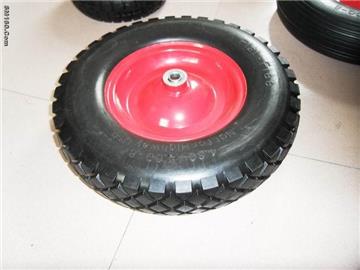 pu filled rubber wheel