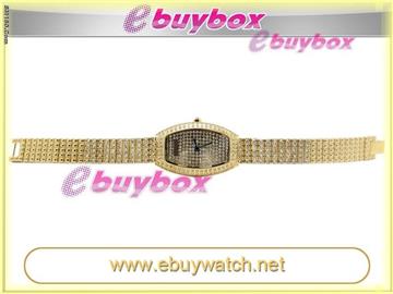 Cartier Baignoire Watch Lady's Chronograph Automatic Double Diamonds B
