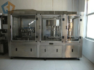 Washing, filling, corking 3 in 1 machine  for wine