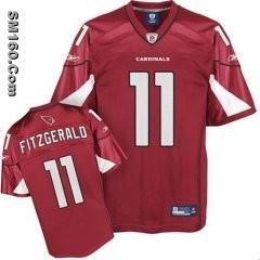 cheap Reebok Arizona Cardinals #11 Larry Fitzgerald Red Team Color NFL