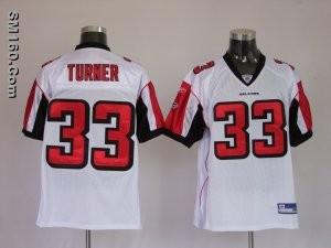 cheap Wholesale Reebok Atlanta Falcons #33 Michael Turner White NFL Je