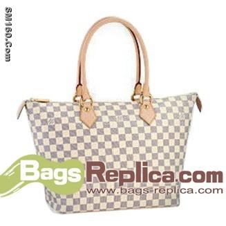 replica Louis Vuitton Damier Azur Saleya MM N51185