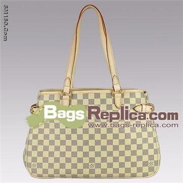 Damier canvas Azur Batignolles Vertical N48172