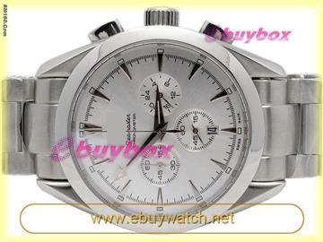 Cheap Watches Omega De Ville Men Chronograph Automatic with Silver Dia