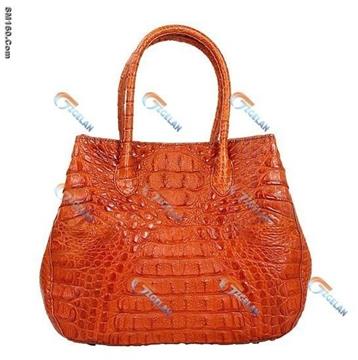 OEM Crocodile Leather Tote Bag Coffee B82032BA