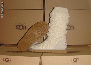 cheap UGG Classic Argyle Knit 5879 Cream