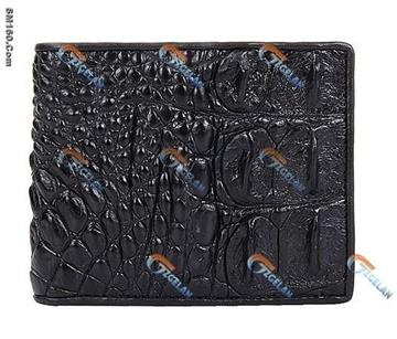 OEM Crocodile Leather Wallet Black 092001A3