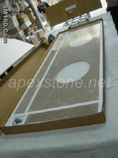 Golden Peach Vanity Top