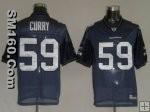Reebok Seattle Seahawks #59 Aaron Curry Navy blue NFL Jerseys