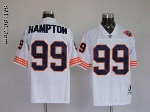 cheap Mitchell & Ness Chicago Bears #99 Dan Hampton White throwback NF