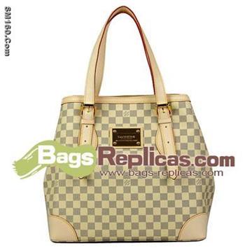 Damier Canvas Hampstead GM Azur N51208