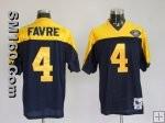 Cheap Reebok New York Jets #4 Brett Favre Yellow&Black NFL Jerseys