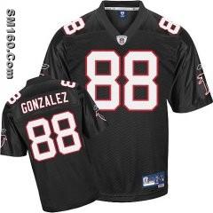 Wholesale Reebok Atlanta Falcons #88 Tony Gonzalez Black NFL Jerseys