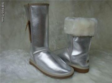 Discount  UGG Classic Tall Metallic 5812 Metallic Sliver