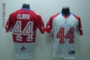 Reebok Indianapolis Colts #44 Dallas Clark 2010 Pro Bowl AFC White NFL