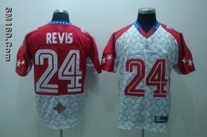 Cheap Reebok New York Jets #24 Darelle Revis 2010 Pro Bowl AFC White N