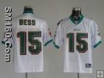 Wholesale Reebok Miami Dolphins #15 Bess White NFL Jerseys